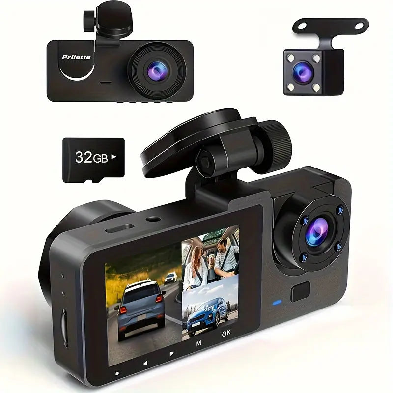 4K UHD Dash Camera for Cars with Free 32GB SD Card